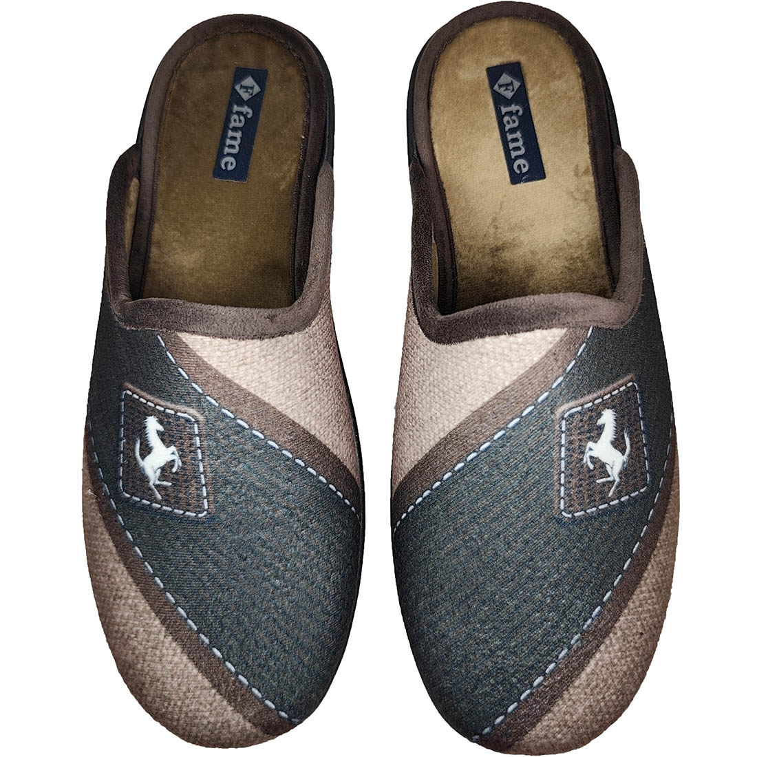 Χειμερινές Παντόφλες Fame NL1777 Καφέ