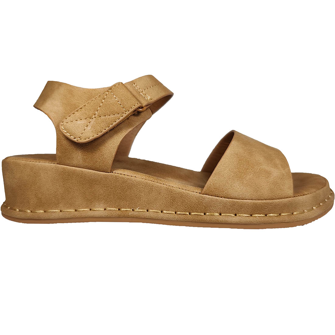 Γυναικεία Ανατομικά Πέδιλα Alta Moda 22185-30 Camel